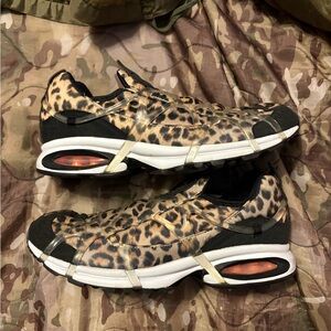Nike Leopard-Print Sneakers - Black & Tan